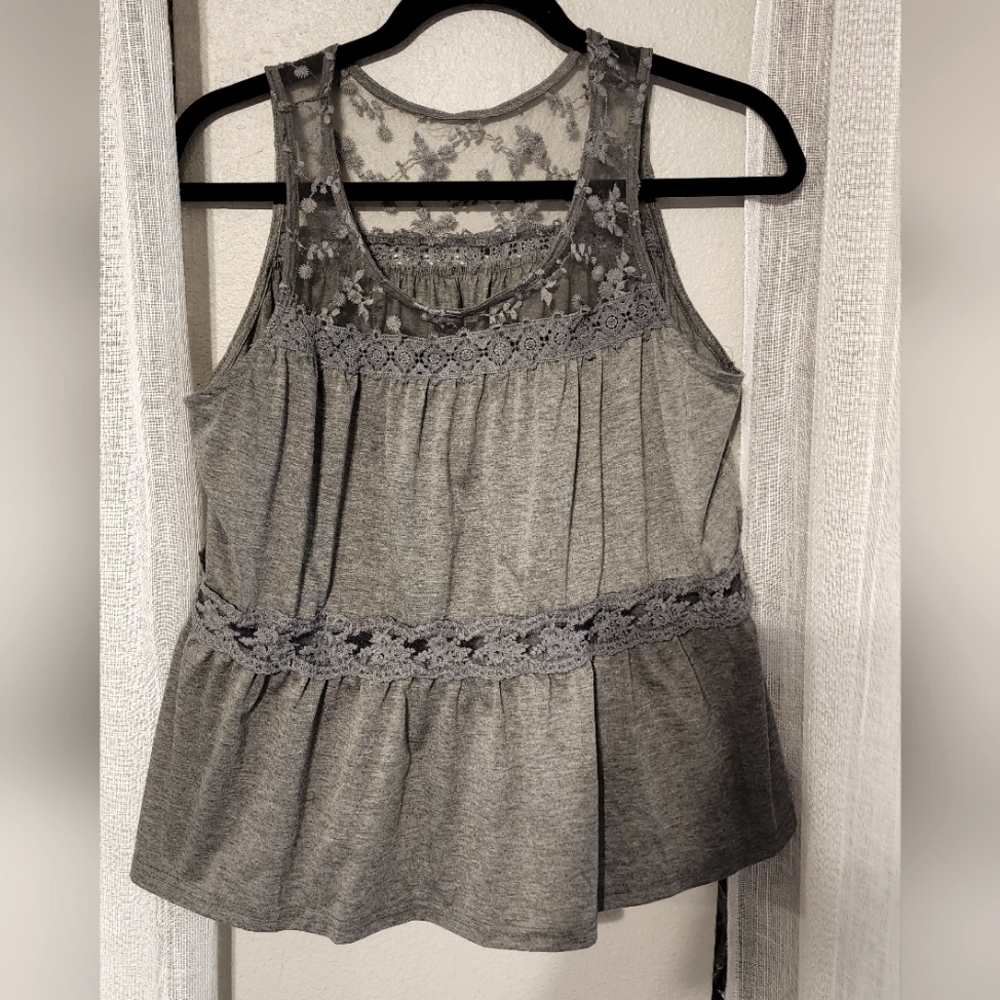 Ruffled tank